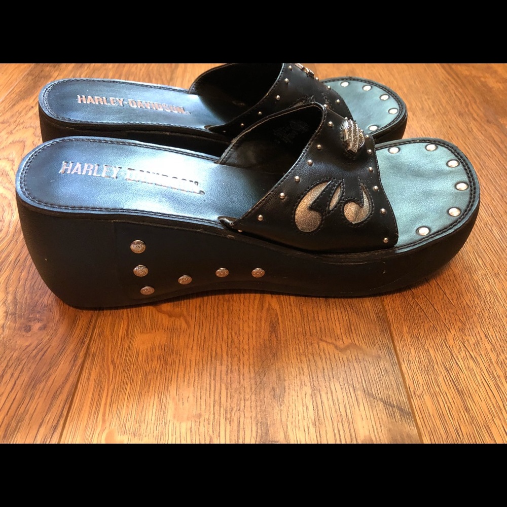 SOLD Harley Davidson slippers